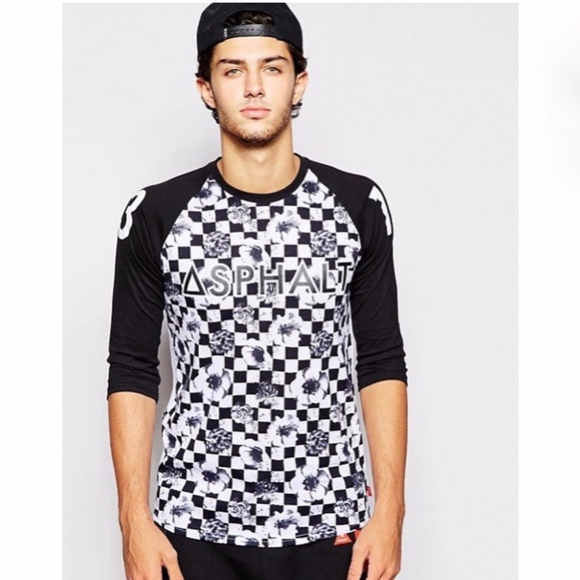 Asphalt Yacht Club Raglan T-Shirt XL - Picture 2 of 8